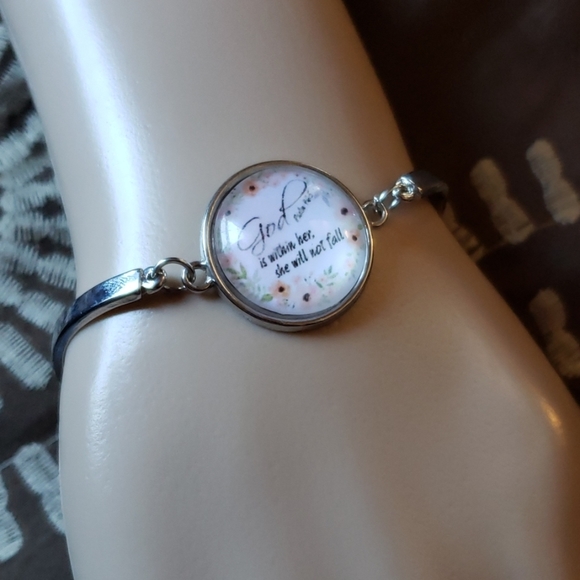 Link bracelet Woman of God Psalm 46:5 - Picture 1 of 4